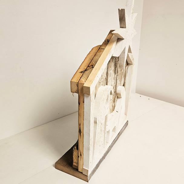 Small White Nativity Scene