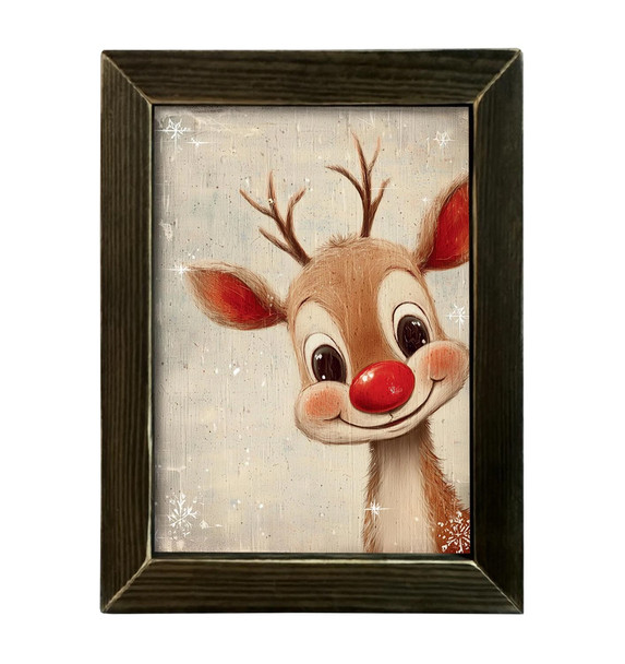 Red Nosed Reindeer 12x16