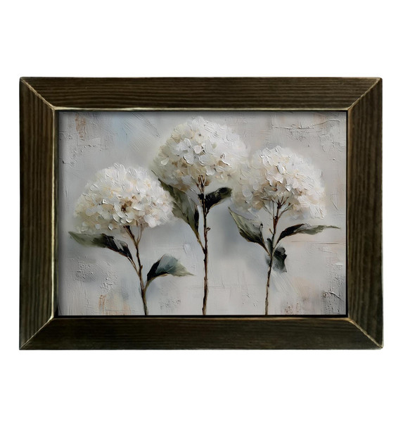 Painting Of White Hydrangeas 12x16