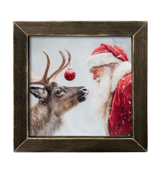 Santa's Festive Reindeer 12x12