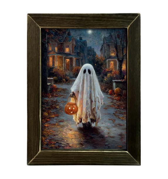 Ghostly Treating 12x16