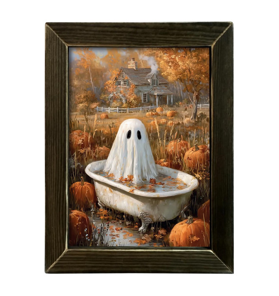 Pumpkin Patch Bath 12x16