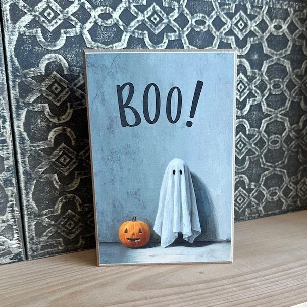 Boo! 4X6 Block
