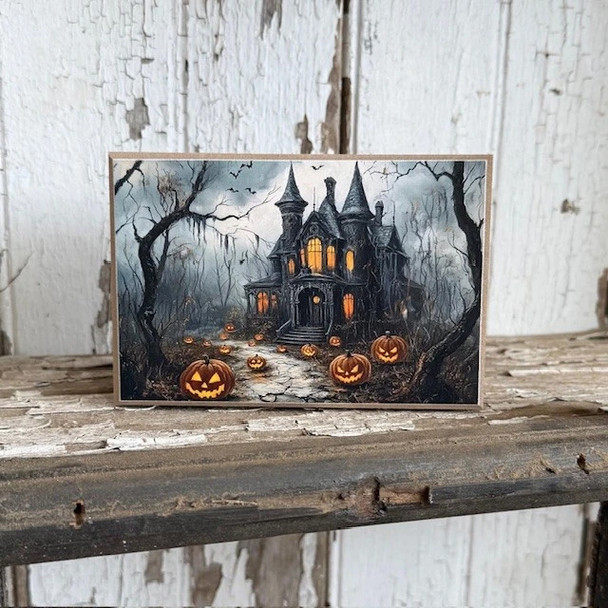 Spooky Haunted House Block