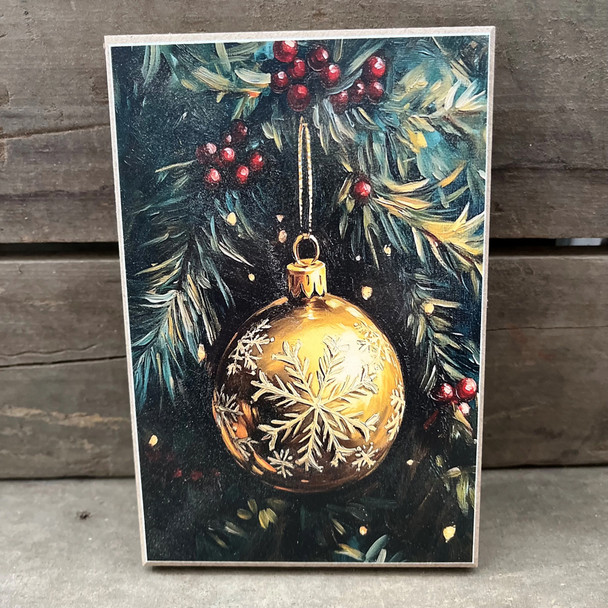 Gold Ornament Block