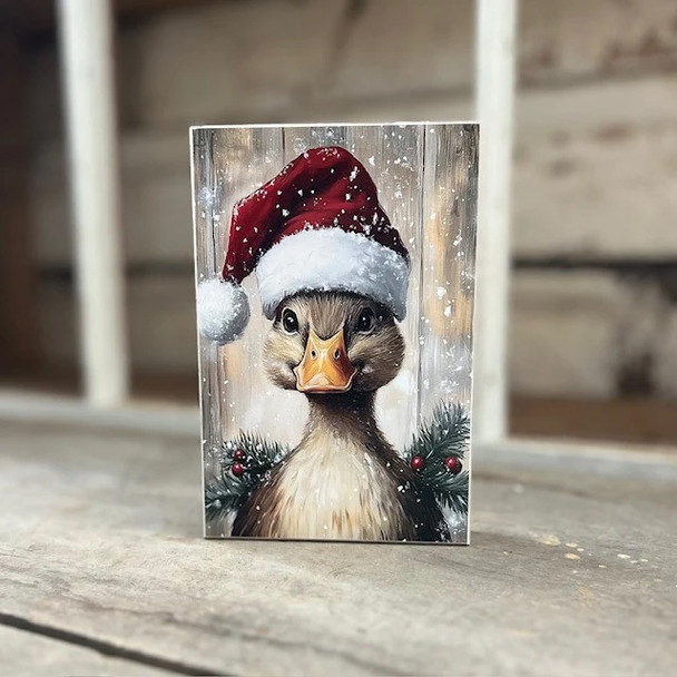 Santa Duck Block