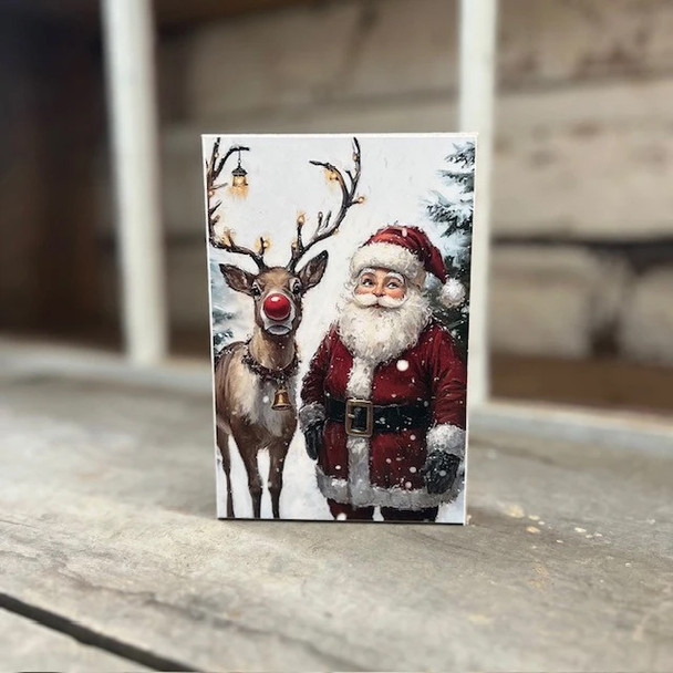 Santa And Rudy Block