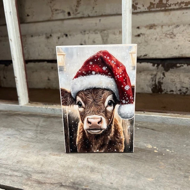 Santa Cow Block