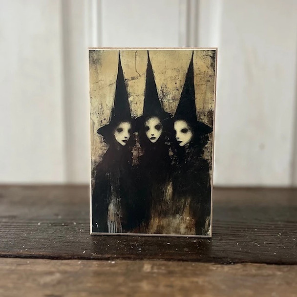 Ghostly Witch Sisters Block