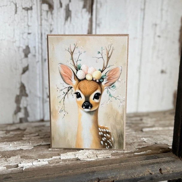 Easter Reindeer Block
