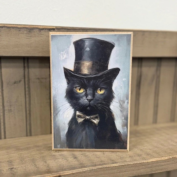Black Cat Hat Block