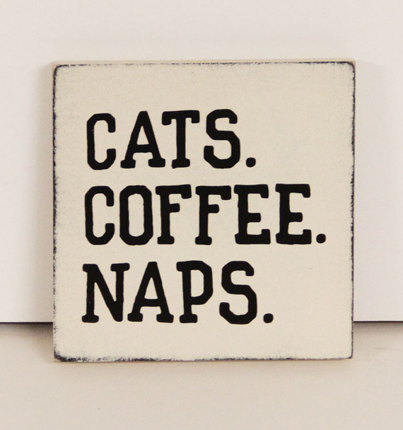 6X6 Cats Coffee Naps