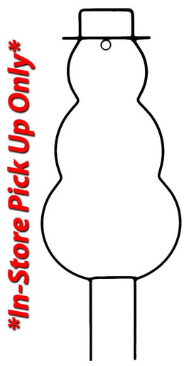 snowman silhouette outline