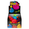 Rubber Duckies 3.5" Colored Bulk 72 Pieces Six Assorted Colors Purple Green Blue Red Yellow Pink with Display Box Carnival Party Prizes Front