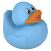 Rubber Duckies 5.5" Collectible Bulk 72 Pieces Six Assorted Colors Showing Blue Ducky Right Side Angle Carnival Prizes Party Favors