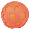 squish toy stretch honeycomb balls 3 inch orange