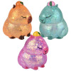 squeeze toy capybaras 2.5 inch 3 colors side