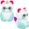 Jumbo Mystical Squish Sparkle Eye Toys Mix 10" Each