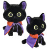 Halloween Vampire Cat with Plush Capes Bulk 80 Pieces