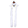 Halloween Light-Up Ghost Plush Hoodie Scarf Hats Bulk 24 Pieces