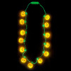 Halloween Light-Up Jack-O-Lantern Necklaces Bulk 48 Pieces