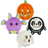 Halloween Bladder Plush Balls Bulk 60 Pieces