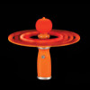 Halloween Jack-O-Lantern Light-Up Rotating Wand Toys 7.75" Each