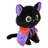 Vampire plush cat with cape 12 inch right