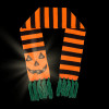 Halloween Light-Up Jack-O-Lantern Scarves Wholesale Case of 36