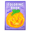 Halloween coloring books 5x7 inch 6 assorted styles pumpkin book front