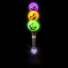Halloween Light-Up Triple Jack-O-Lantern Wand Toys Wholesale Case of 36