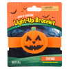 Halloween Light-Up Jack-O-Lantern Snap Bracelets Wholesale Case of 288
