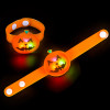 Halloween Light-Up Jack-O-Lantern Snap Bracelets Bulk 288 Pieces