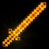 Light-Up Halloween Pixel Sword Toys Bulk 60 Pieces