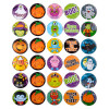 Halloween Roll Stickers 2" Each