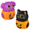 Halloween Squeezy Bead Animal Jack-O-Lantern Toy Mix Wholesale Case of 72