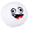 Bulk Christmas snowball plush toys 144pc 4in 4 styles embroidered faces crazy eyes