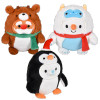 Squishy-Ishies Dressed Christmas Animals Plush Toy Mix Bulk 36 Pieces
