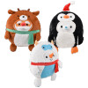 Bulk Squishy Christmas plush 18pc 15in penguin yeti reindeer holiday prizes