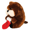Bulk Christmas plush animals 36pc 8.5in cat sloth panda gifts decor prizes beaver left