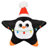 Bulk Christmas star plush toys 72pc 9in 6 styles penguin front