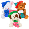 Christmas Plush Bear Animal Toy Mix Bulk 36 Pieces