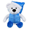 Bulk Christmas stuffed plush toys 60pc 8in snowman penguin bear holiday toys bear sitting front