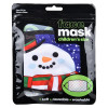 Christmas face mask child size 144-pack assortment view of various face masks with holiday designs