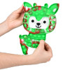 Reindeer jumbo bubble popper 48-pack (9") group view of reindeer shaped poppers