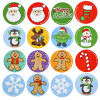 Christmas Holiday Roll Stickers Bulk Party Favors