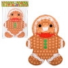 Gingerbread man mega bubble popper 24-pack (13") primary front view