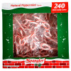 Peppermint mini candy canes 1920-pack bulk right-angle view of mini candy canes scattered