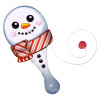 Christmas Snowman Paddle Ball Toys Bulk Party Favors