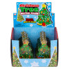 Christmas tree water game 72-pack (4 Inch) bulk, right-angle view of tree water game